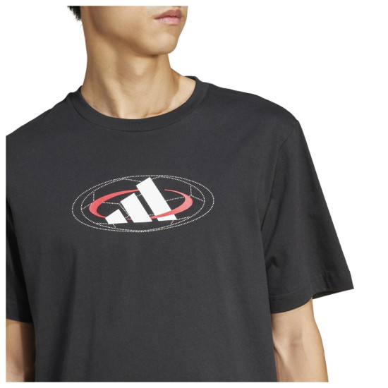 Adidas Ανδρική κοντομάνικη μπλούζα House of Tiro Block Graphic Tee